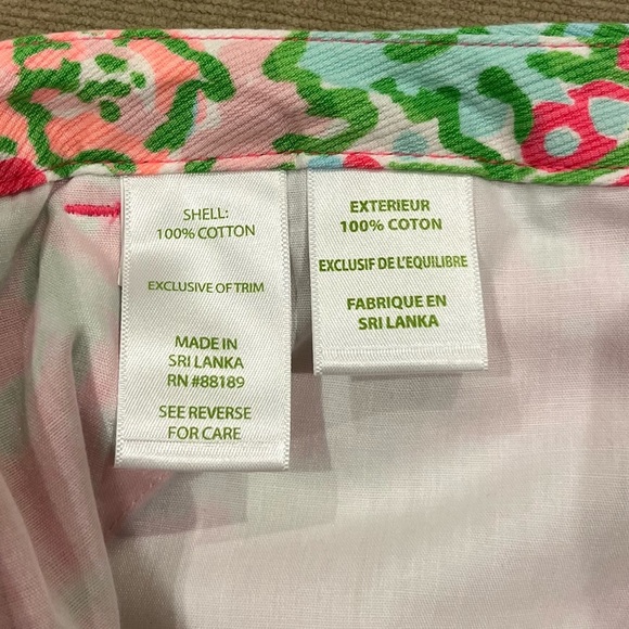 Lilly Pulitzer Floral Print Shorts, Resort Style, Weekend Wear, Summer Outfit - Picture 6 of 8
